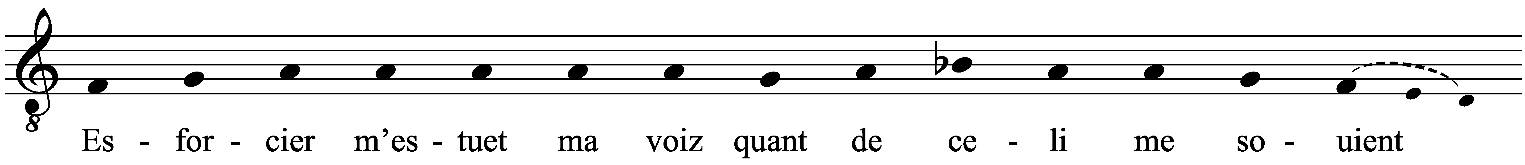 Work musical notation